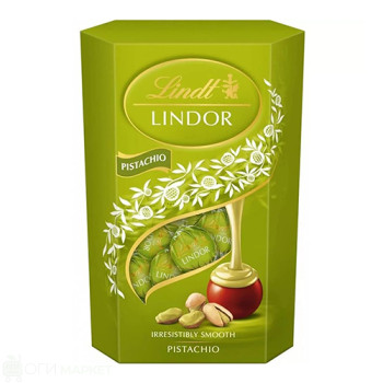 Шоколадови бонбони - Lindor - шамфъстък - 200гр.