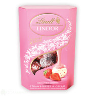 Шоколадови бонбони - Lindor - ягоди и сметана - 200гр. Шоколадови бонбони - Lindor - ягоди и сметана - 200гр.