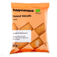 Био - Бисквитки с фъстъчено масло - Harmonica - 50гр.  Био - Бисквитки с фъстъчено масло - Harmonica - 50гр.