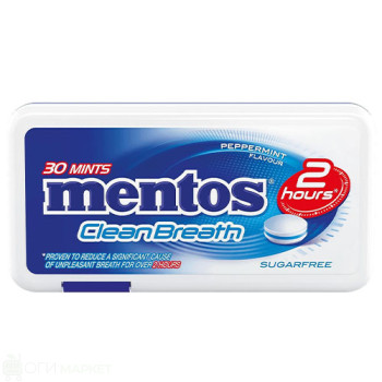 Бонбони - Mentos - мента - 30бр.