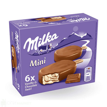 Сладолед - Milka - ванилия - 6x50гр.