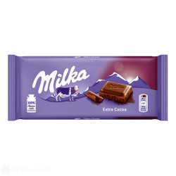 Шоколад - Milka - Extra Cocoa - 0.100гр.