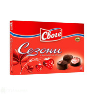 Шоколадови бонбони - Сезони - ягода - 160гр. Шоколадови бонбони - Сезони - ягода - 160гр.