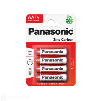 Батерия - Panasonic - R6R 1.5v - 4бр.