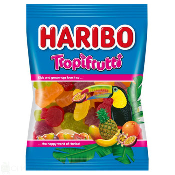 Бонбони - Haribo - Tropifrutti - 100гр.