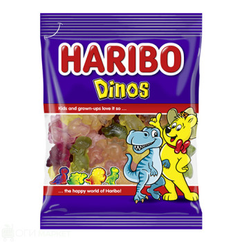 Бонбони - Haribo - Dinos - 100гр.