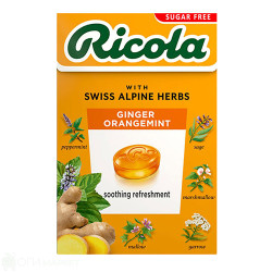 Билкови бонбони - Ricola - джинджифил - 40гр.