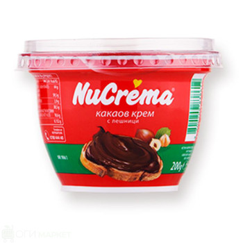 Течен шоколад - NuCrema - 200гр. 