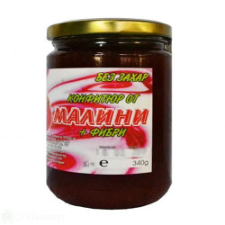 Конфитюр - Серия Дълголетие - малина - без захар - 340гр.  Конфитюр - Серия Дълголетие - малина - без захар - 340гр.
