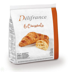 Френски кроасани - Delifrance - с масло - 6х55гр. Френски кроасани - Delifrance - с масло - 6х55гр.