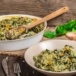 Ориз - със спанак - кг.