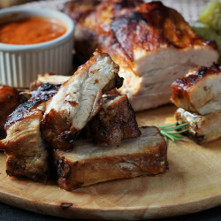 Свински гърди - печени - кг.