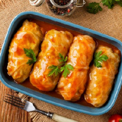 Зелеви сарми - постни - кг.