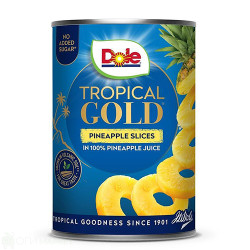 Ананас - Dole - на шайби - 567гр.