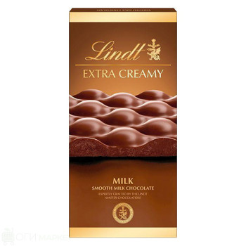Шоколад - Lindt - Extra Creamy - млечен - 0.80гр. Шоколад - Lindt - Extra Creamy - млечен - 0.80гр.