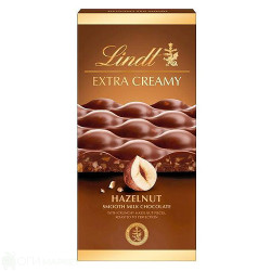 Шоколад - Lindt - Extra Creamy - лешник - 0.80гр.