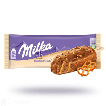 Сладолед - Milka - Pretzel - 67гр. Сладолед - Milka - Pretzel - 67гр.