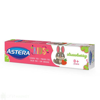 Детска паста за зъби - Astera - 0+ - 50мл.