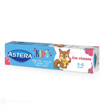 Детска паста за зъби - Astera - 6-8г. - 50мл.