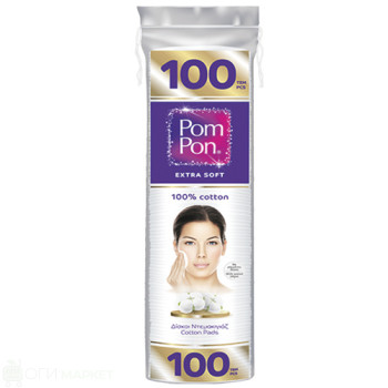 Тампони за грим - Pom Pon - 100бр.