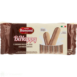 Бишкоти с какао Савоярди Бономи 200гр