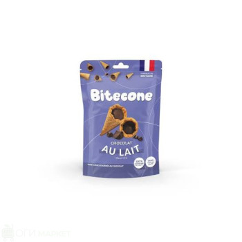 Вафлена фунийка млечен шоколад 100гр. Bitecone