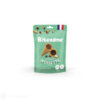 Вафлена фунийка шоколад и лешник 100гр Bitecone