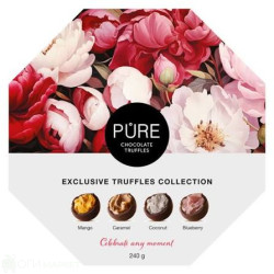 Бонбони шоколадови трюфели 240гр PURE