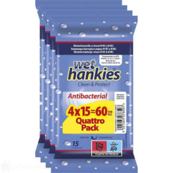 Мокри кърпи Hankies 4х15бр