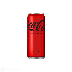 Газирана напитка - Coca Cola - zero - 330мл.