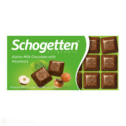 Шоколад - Schogetten - с лешници - 0.100гр.