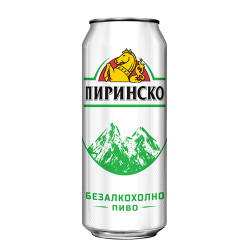 Бира - Пиринско - безалкохолна - кен - 0.5л.