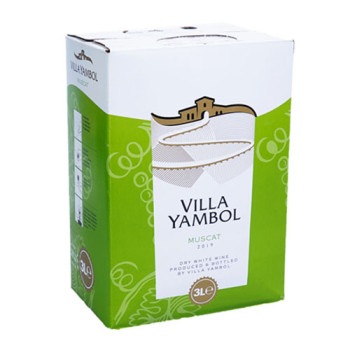 Бяло вино - Вила Ямбол - мускат - 3л.