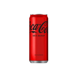 Газирана напитка - Coca Cola - zero - 330мл.
