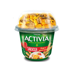 Активия - закуска - ягода - 188гр.