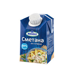 Сметана за готвене - Meggle - 20% - 500мл.