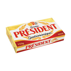 Масло - Президент - 82% - 125гр.