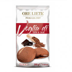 Бисквити - Ore Liete - с какаов пълнеж  - 0.200гр.