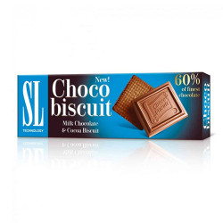 Бисквити - SL - млечен шоколад - 0.125гр.