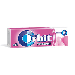 Дъвки - Orbit - Bubblemint - 10 дражета