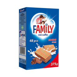 Вафли - Family - шоколад - 0.375гр.
