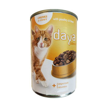 Консерва - Daya - котешка - пиле - 400гр. Консерва - Daya - котешка - пиле - 400гр.