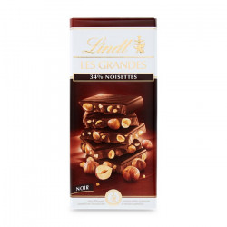 Шоколад - Lindt - Les Grand - тъмен шоколад с цели лешници - 0.150гр.