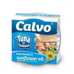 Риба тон - Calvo -  слънчогледово масло - 160гр.