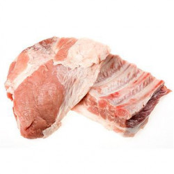 Свински  гърди с кост кг.