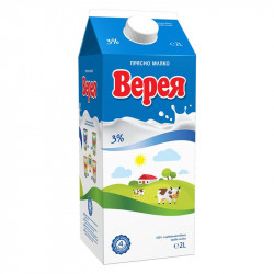 Прясно мляко Верея 3% 2л.