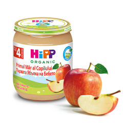 Плодово пюре - HIPP - ябълка - 125гр.