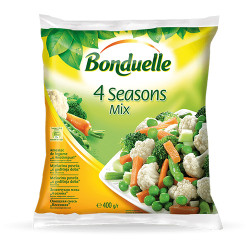 Зеленчуков микс - Bonduelle - "4 сезона" - 400гр.
